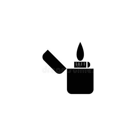 Icono Del Encendedor De Gas Stock De Ilustraci N Ilustraci N De