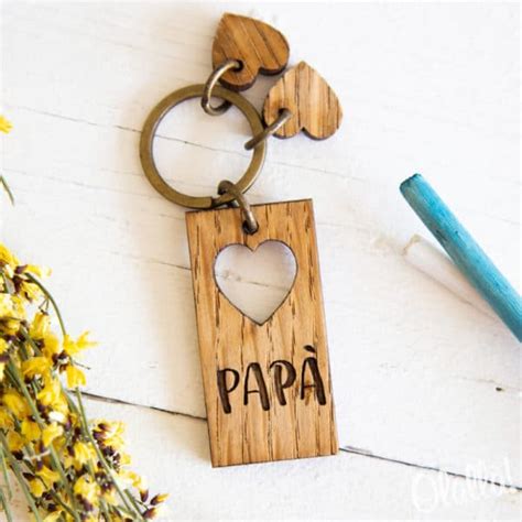 Portachiavi In Legno Personalizzato Con Cuore E Nome Idea Regalo