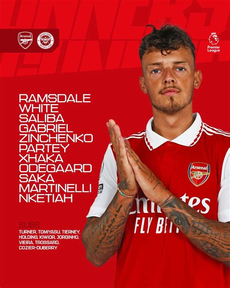 Extra Time Indonesia On Twitter Line Up Arsbre Arsenal Vs Brentford