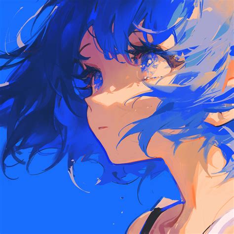 Blue Anime Pfp