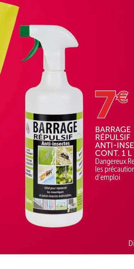 Promo Barrage Répulsif Anti Insectes Chez I Icataloguefr