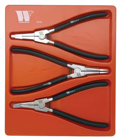 Lock Ring Pliers Set 90 30 Straight Tipped Munster Tool Co