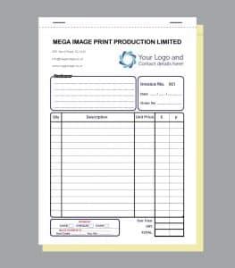 Ncr Invoice Pad A Printed Ncr Invoice Books