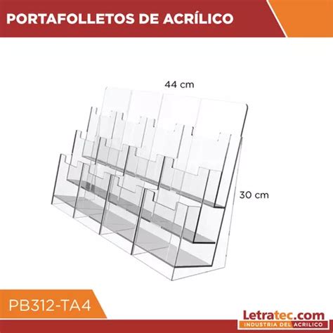 Portafolletos M Ltiple Acr Lico Tr Ptico A Pb Ta En Venta En