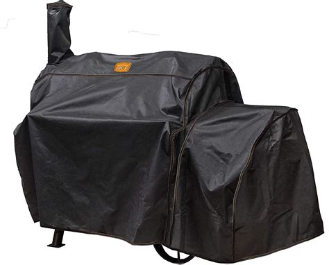 Oklahoma Joes Highland Offset Smoker Cover Black Offset Smoker