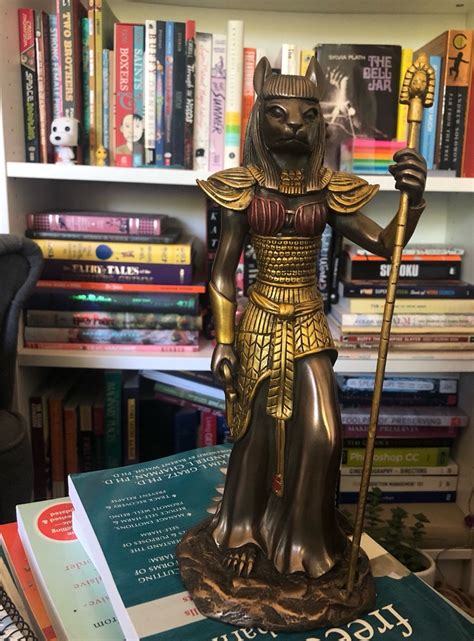 My new Sekhmet statue, she’s a beauty 😍 - Priestess Dandelion