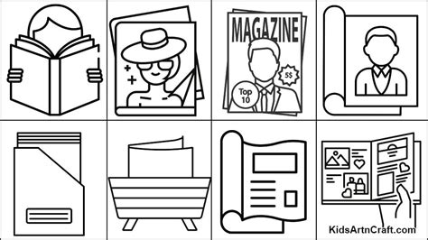 Magazine Coloring Pages For Kids Free Printable Kids Art And Craft