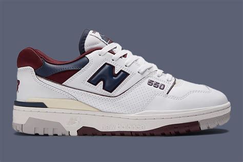 New Balance White Navy Maroon Nice Kicks