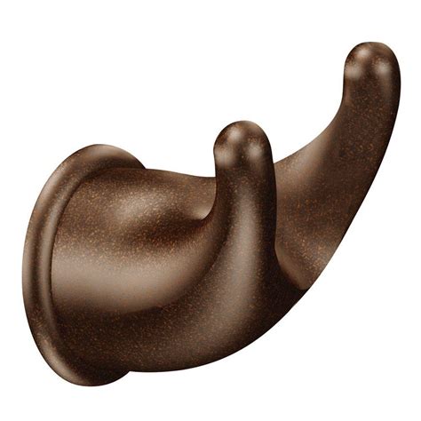 MOEN Mason Double Robe Hook In Old World Bronze YB8003OWB The Home Depot