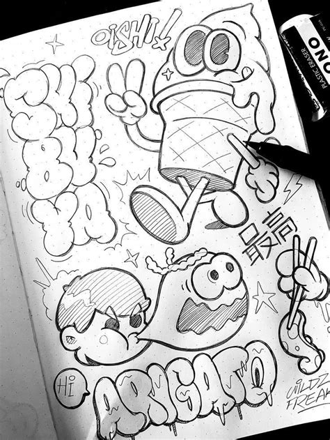 Easy Graffiti Drawings Graffiti Doodles Graffiti Style Art Comic Style Art Graffiti Cartoons