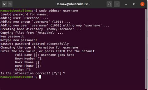 Adduser Command In Linux With Examples Geeksforgeeks