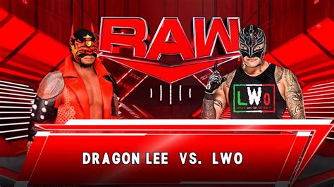 WWE 2k23 REY MYSTERIO VS DRAGON LEE YouTube