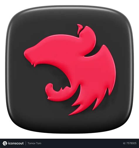 Free Nestjs Logo 3d Icon Download In Png Obj Or Blend Format