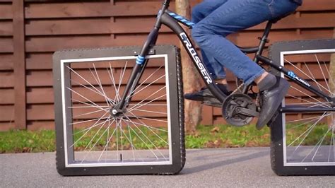 This Square Wheeled Bicycle Works Like A Pedal Powered Tank Gizmodo