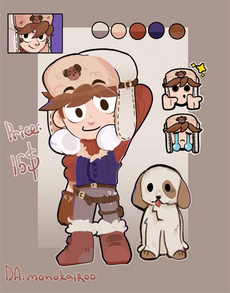 Brawl Stars Adoptable Reserved Oc By Monokairoo On Deviantart