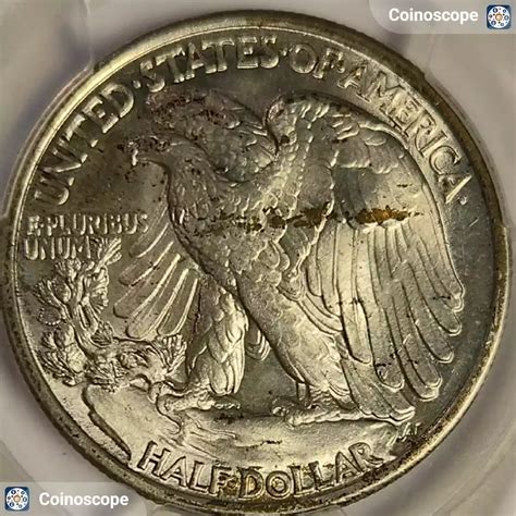 Walking Liberty Half Dollar Pcgs Ms Looks Original Color