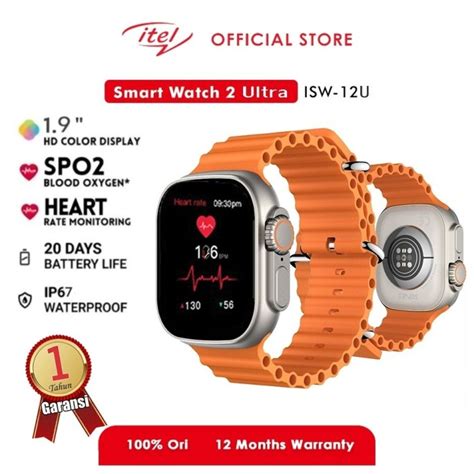 Jual Itel Sones Smart Watch Ultra 2 Large Display 1 96 Garansi Resmi