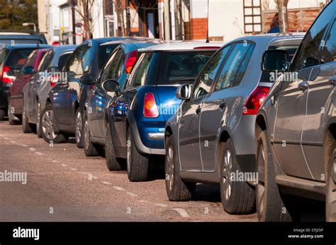 Busy Street Parked Cars Hi Res Stock Photography And Images Alamy