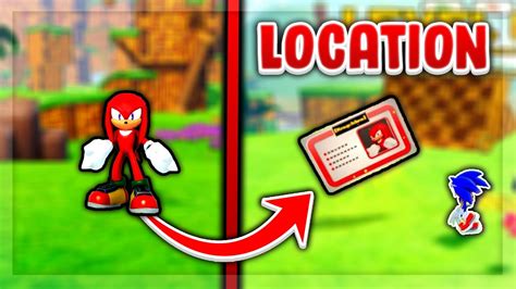 Location Knuckles Card Location In Sonic Speed Simulator Roblox How