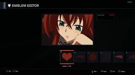 Bo3 Highschool Dxd Rias Emblem Youtube