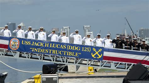 USS Jack H. Lucas (DDG 125) commissioned in Tampa, joins the Navy fleet - HII