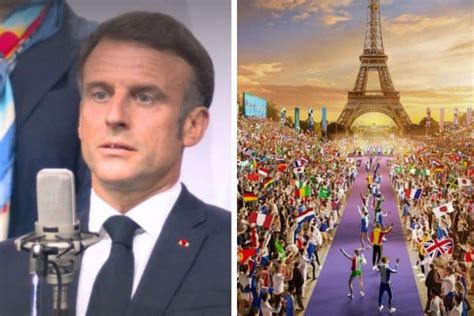 Je Proclame Ouverts Les Jeux Olympiques De Paris Emmanuel Macron