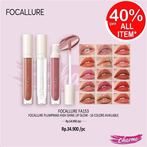 Jual READY ORI Focallure Plumpmax High Shine Lip Glow FA153 FA 153