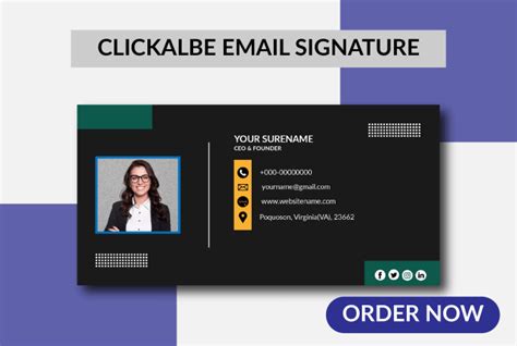 Create Clickable Or Html Email Signatures For Gmail Outlook By