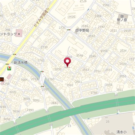 東京都八王子市中野町2570－4 の地図 Mapfan