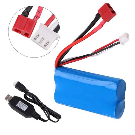 V Lipo Battery Deans T Plug Usb Battery Charger For Rc Car Truck