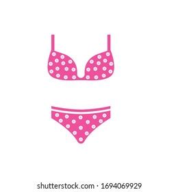 Pink Bikini Stock Vector Royalty Free