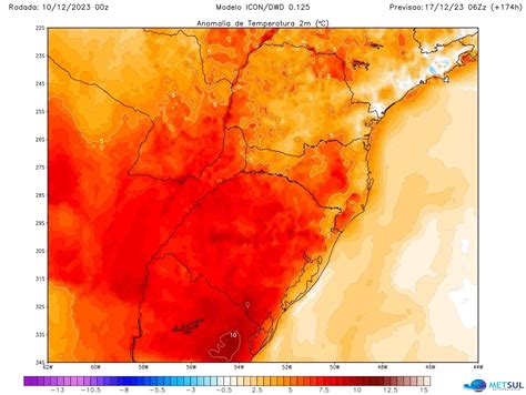 Metsul Projeta Epis Dio De Calor Intenso Nos Pr Ximos Dias