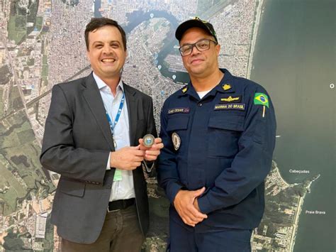 Diretoria Da Superintend Ncia Do Porto De Itaja Recebe Visita De