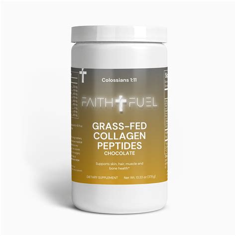 Grass Fed Collagen Peptides Powder Chocolate Faithfuel