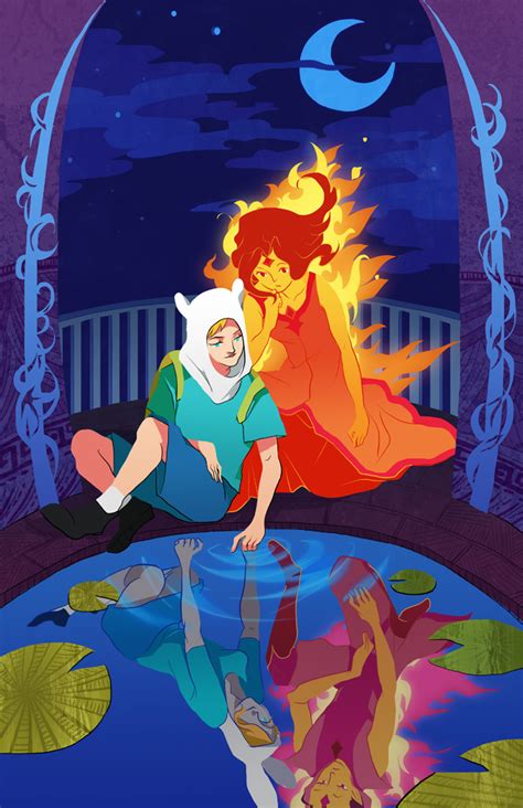 Mirror World Finn And Flame Princess By Flightangel On DeviantArt