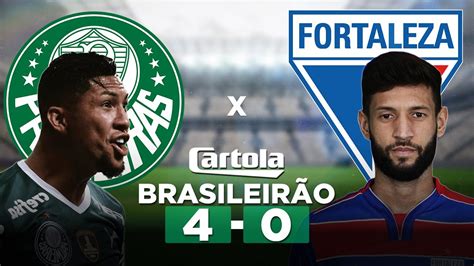 Palmeiras X Fortaleza Brasileir O S Rie A Parciais Cartola