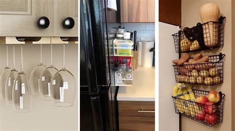 34 Super Inventive Ways to Organize a Tiny Kitchen - YouTube