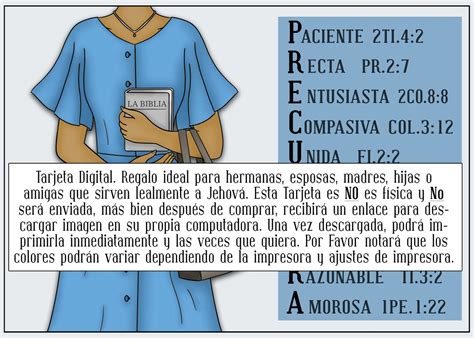 Escuela De Precursor 2023 Digital JW Card Precursoras Regulares Testigo