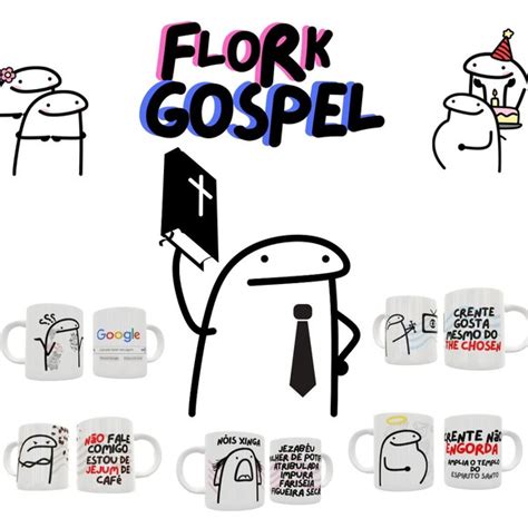 Pack Artes Flork Gospel P Caneca Artes Mockup Elo