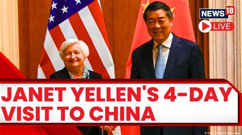 U S Treasury Secretary Janet Yellen S On Days China Visit Janet