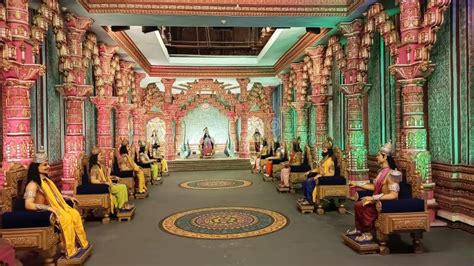 A Beautiful Picture Of A Royal Darbar Or Durbar In Scene In Ramji Rao