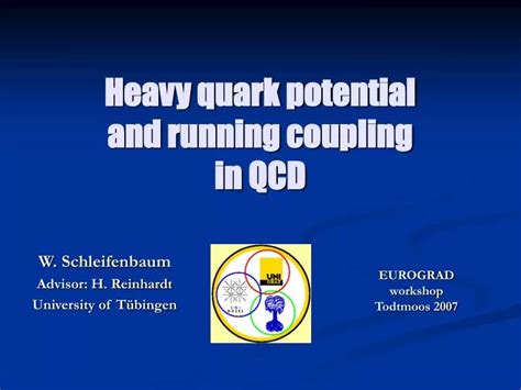 Ppt Heavy Quark Potential And Running Coupling In Qcd Powerpoint