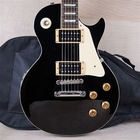 Orville Lps Les Paul Standard Mij Ebony Made In Japan Reverb Uk