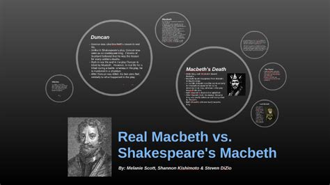 Real Macbeth vs. Shakespeare's Macbeth by Shannon K on Prezi