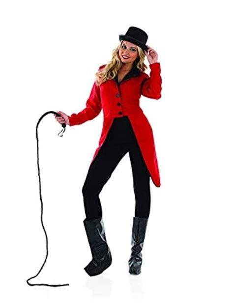 Buy Fun Shack Ringmaster Costume Women Red Circus Showman Tailcoat