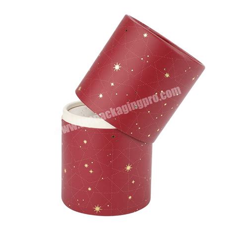 Eco Friendly Cardboard Box Kraft Paper Spice Tube Powder Packaging