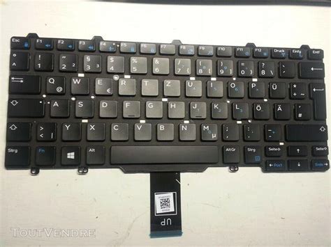 Clavier allemand deutsch tastatur dell latitude 7450 à Lutterbach