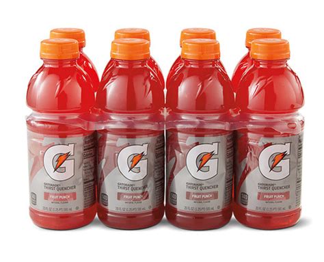 Gatorade 8 Pack Assorted Flavors 20 Oz Aldi Us