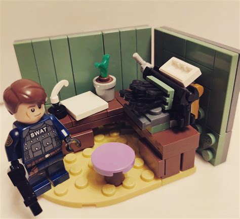 resident evil 2 save room moc. : r/lego