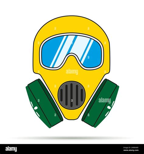 Gas Mask Flat Icon Stock Vector Image And Art Alamy